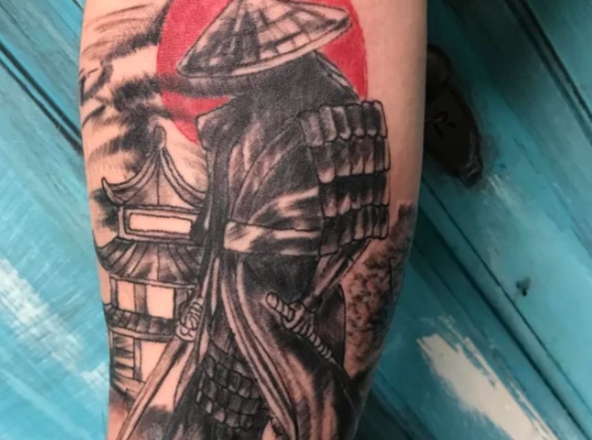 Nên xăm Samurai ở vị trí nào trên cơ thể?