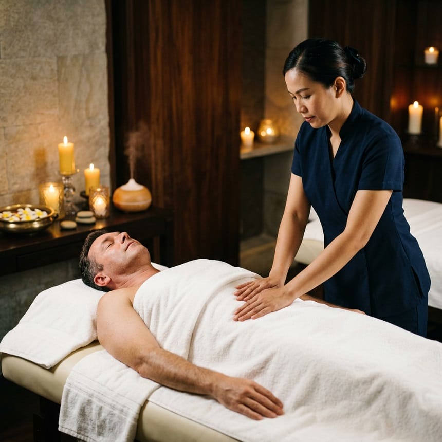 Massage lingam giúp giải tỏa áp lực và khơi thông nguồn năng lượng nội tại