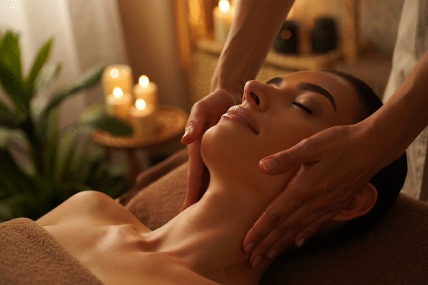 Thường xuyên massage tại Ruby giúp cơ bắp căng cứng được phục hồi