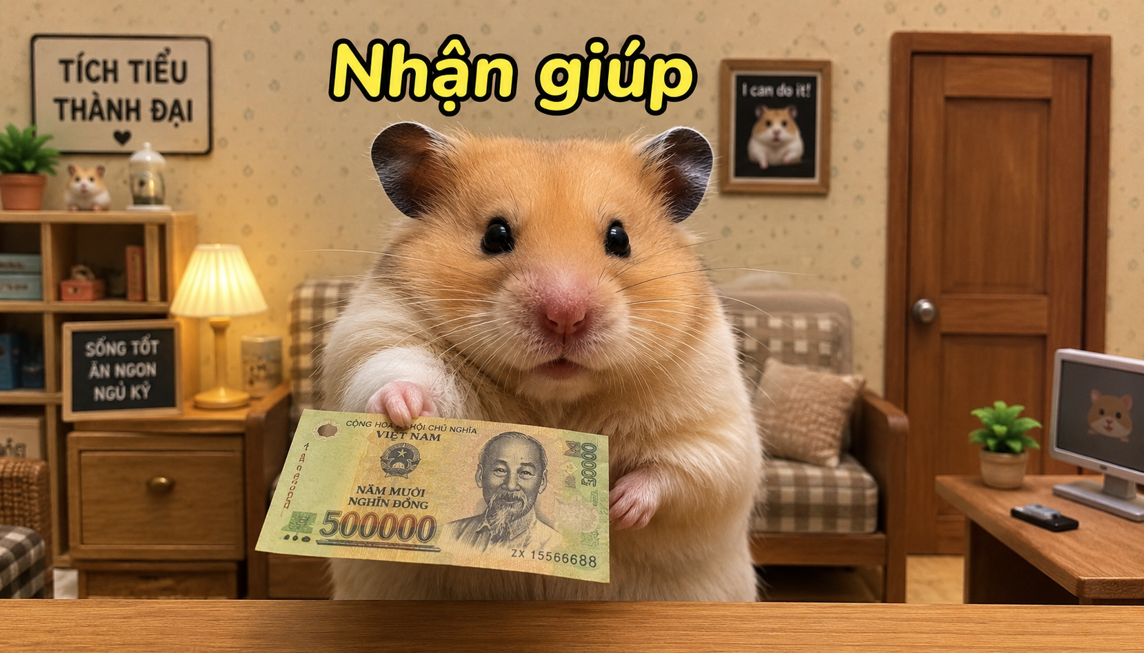 Tổng hợp 88+ meme đưa tiền hài hước, cực thực tế 4
