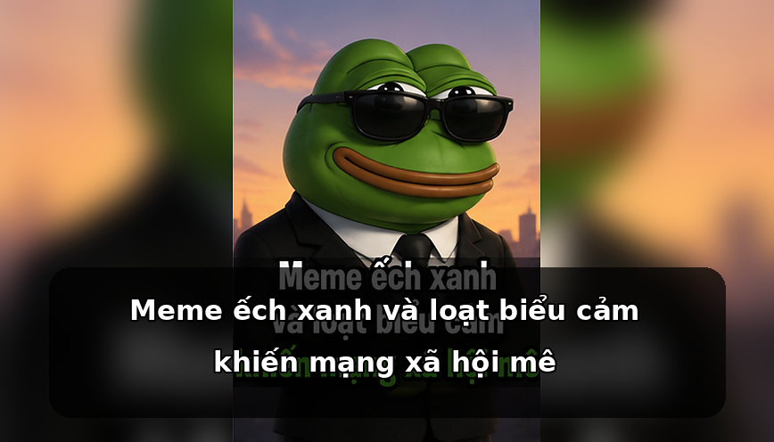 Meme ếch xanh và loạt biểu cảm khiến mạng xã hội mê