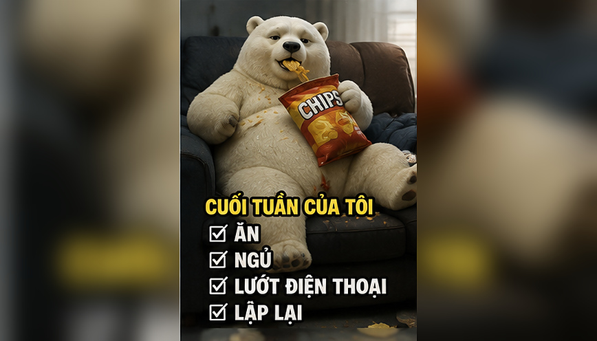 Mẫu meme gấu hài hước 5