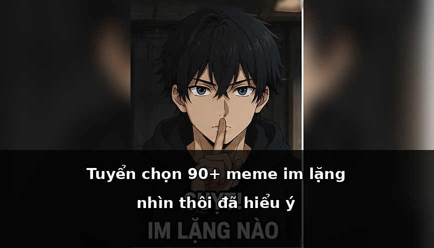 Tuyển chọn 90+ meme im lặng nhìn thôi đã hiểu ý