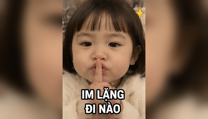 Mẫu meme im lặng 5