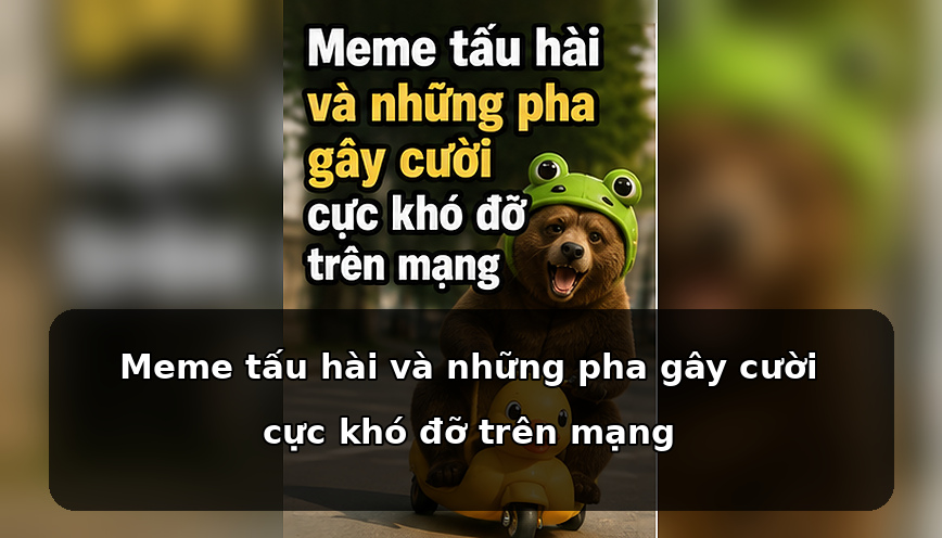 Meme tấu hài và những pha gây cười cực khó đỡ trên mạng