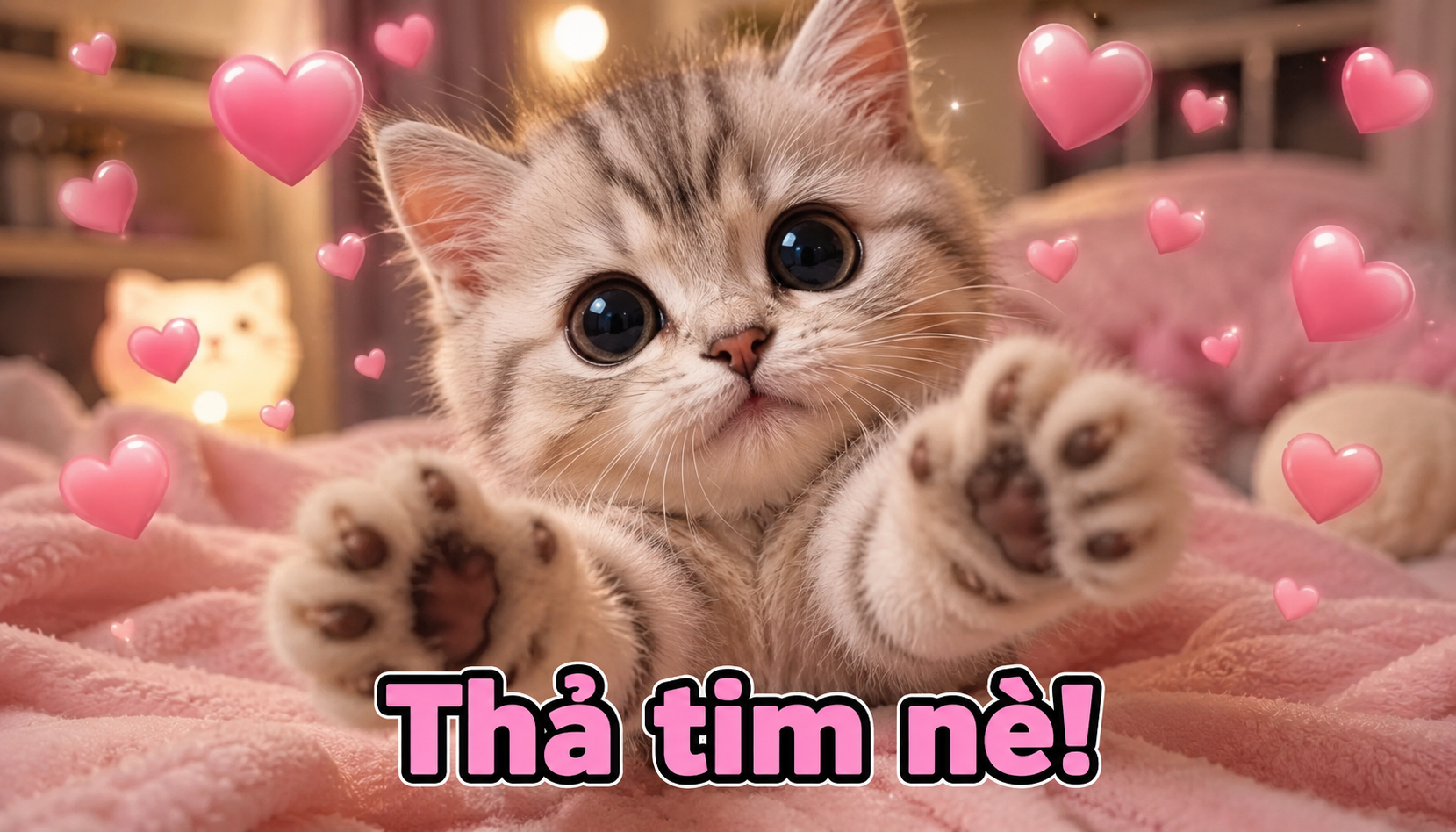 Mẫu meme thả tim 2