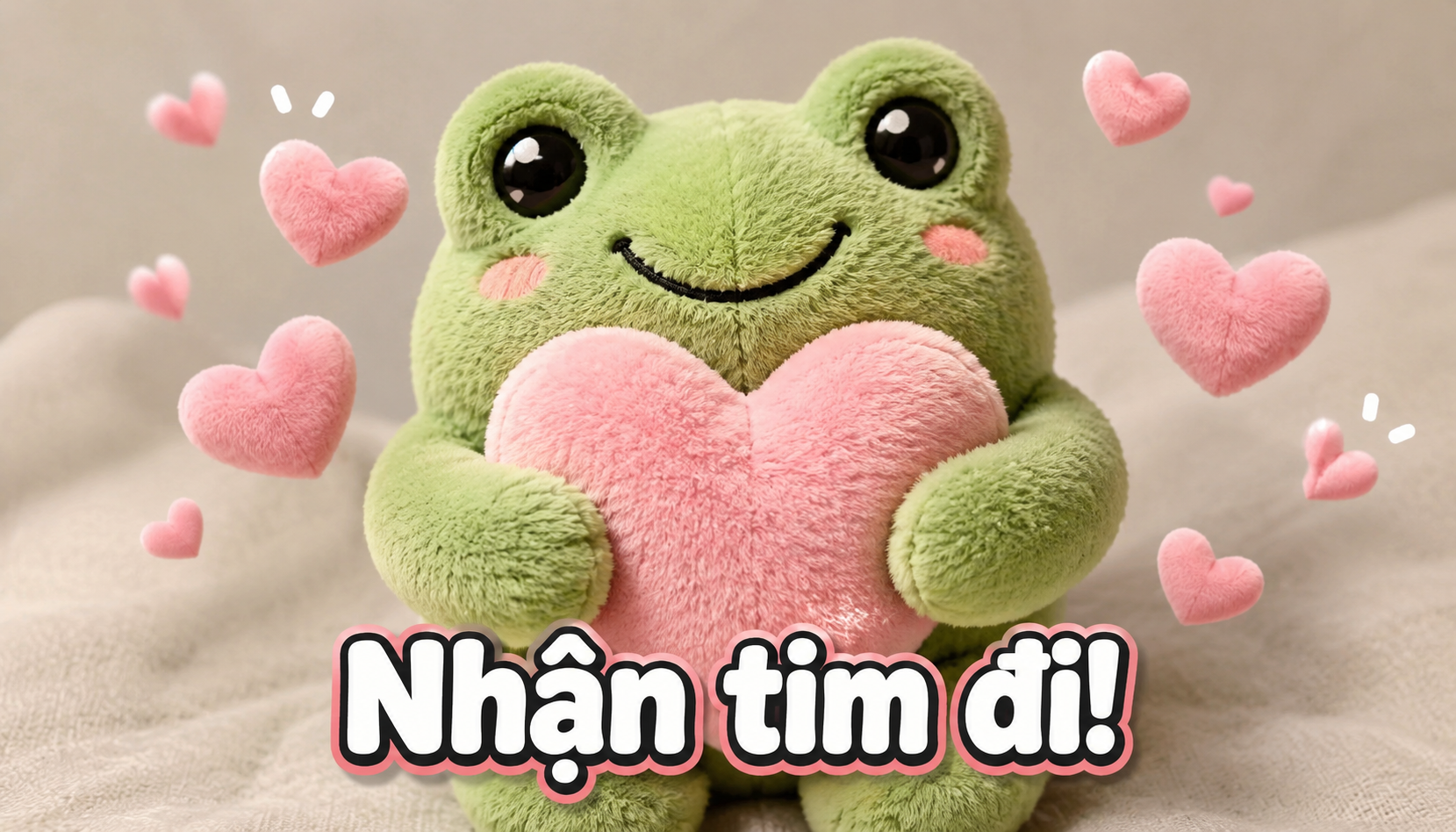 Mẫu meme thả tim 5