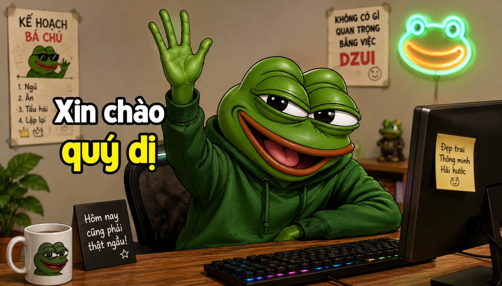 Tổng hợp 99+ meme xin chào thân thiện, đáng yêu 6