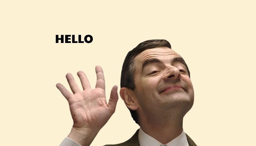 Mẫu meme hello 2