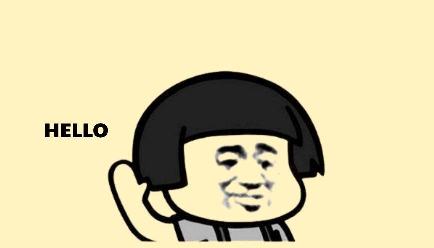 Mẫu meme hello 3