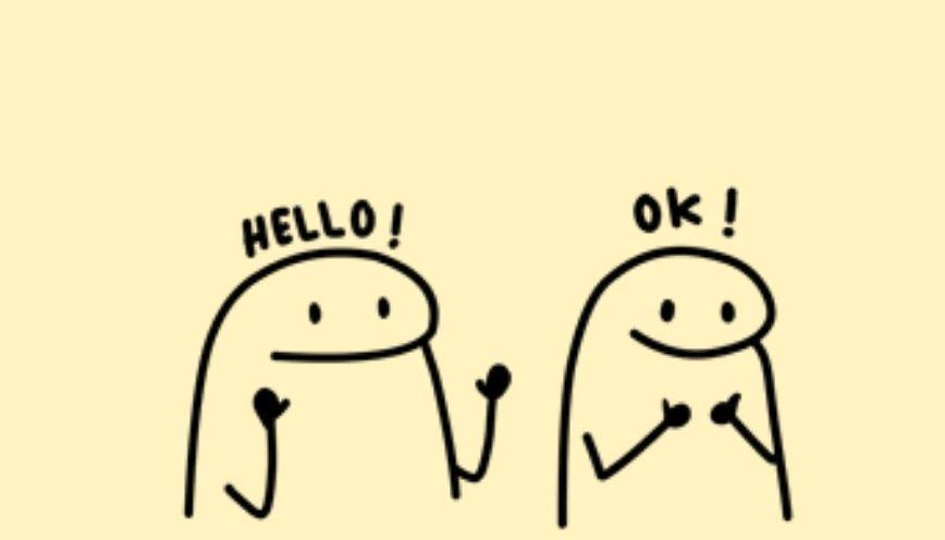 Mẫu meme hello 6