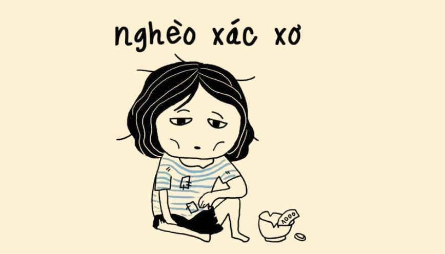 Cách dùng meme nghèo trong bình luận và tin nhắn