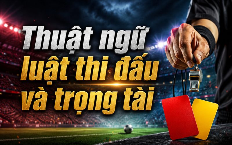 Các từ về luật thi đấu thường xuất hiện trong bình luận và phân tích trọng tài