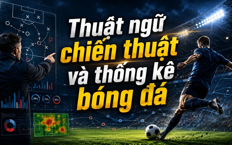 Thuật ngữ chiến thuật phản ánh cách đội bóng kiểm soát và tổ chức thi đấu